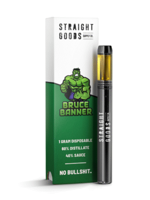 Straight Goods Bruce Baner 1000mg THC Vape Pen